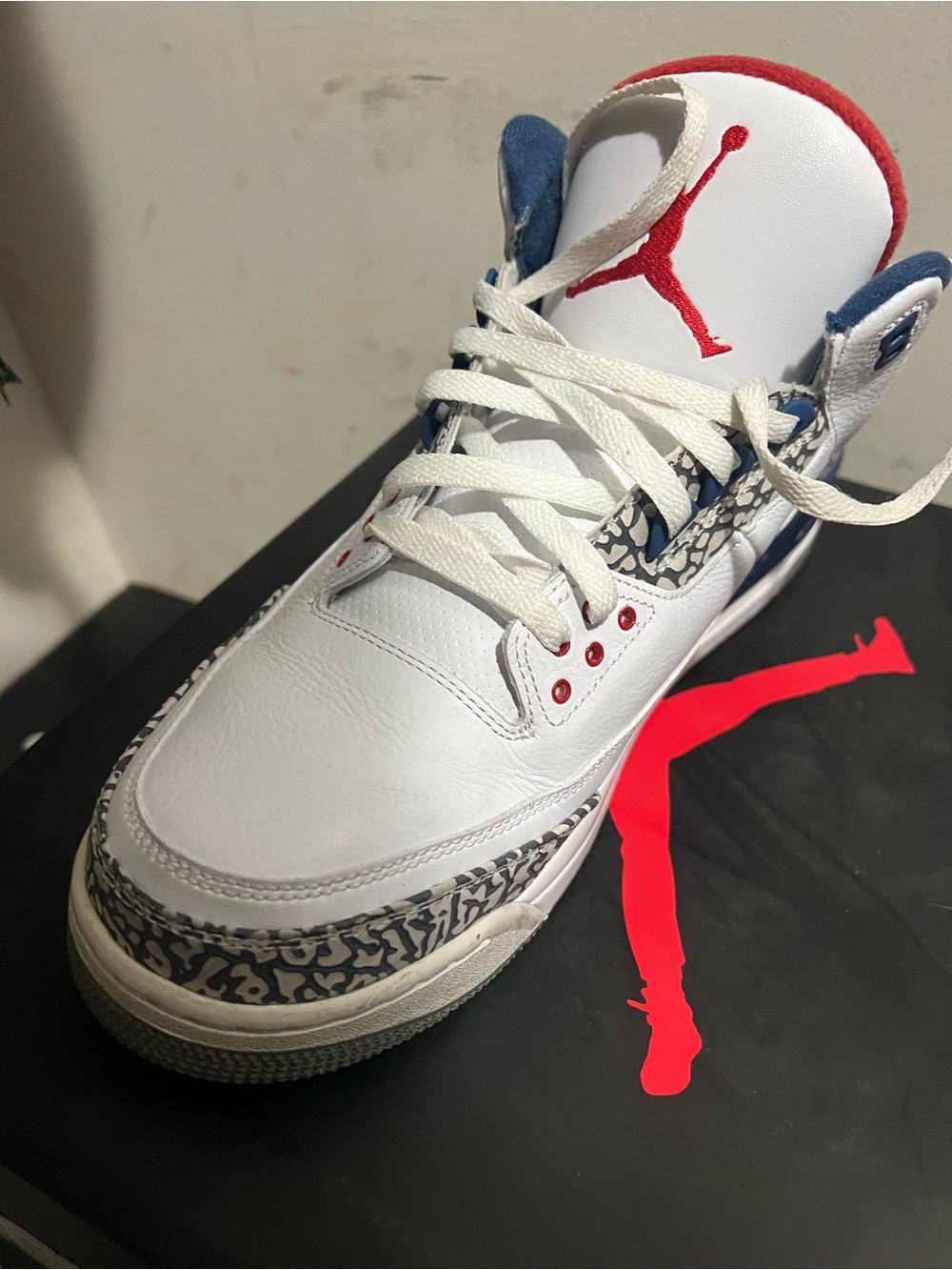 Jordan Retro 3 “True Blue” Size 14 - Picture 3 of 4
